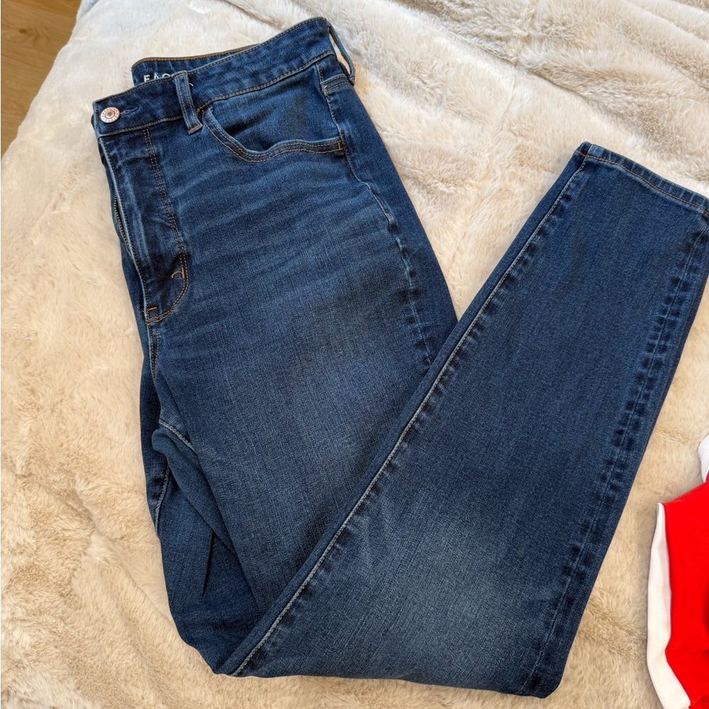 American Eagle Outfitters Blue Skinny Jeans Classic Style